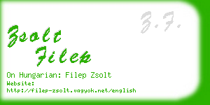 zsolt filep business card